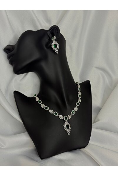 TULO JEWELRY Zümrüt Yeşili Set