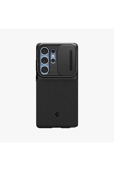 Spigen Spigen Optik Armor for Samsung Galaxy S25 ULTRA case with Camera Lens Protector - Black