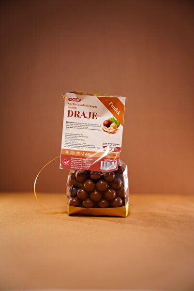 KONAK Hediyelik Poşette Sütlü Çikolata Kaplı Fındık Draje 200 gr