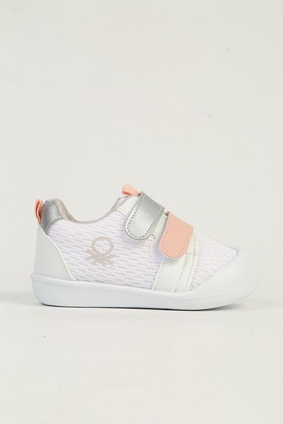 Benetton Pantofi sport pentru copii White Powder BN-1408