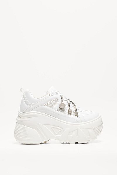 Bershka XL platform trainers with charms