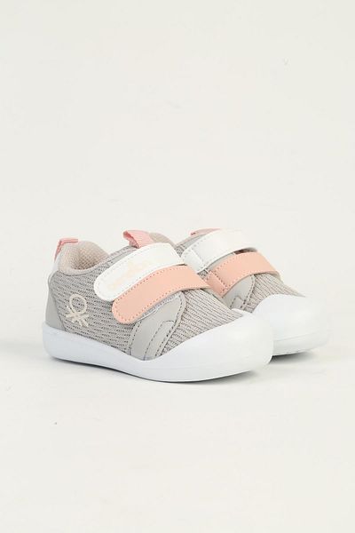 Benetton Gray Powder Kids Sneakers Bn-1408
