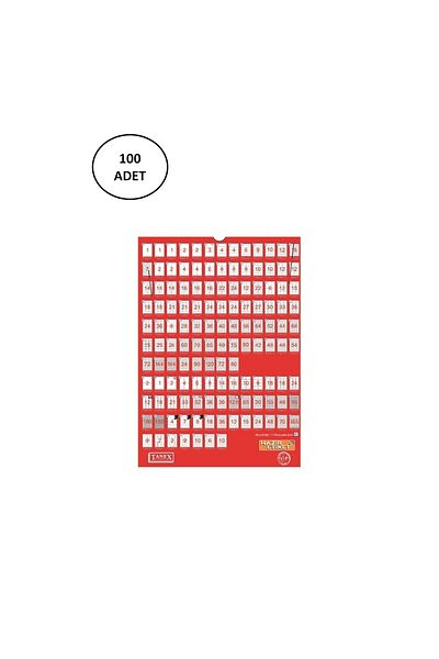 maarketim Tanex Tw-2096 Laser Label 43X8.5 Mm 100 Pieces
