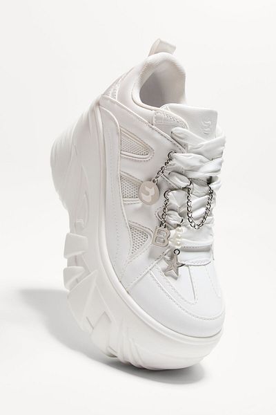 Bershka XL platform trainers with charms