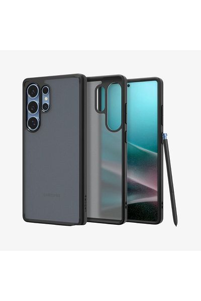 Spigen Spigen Ultra Hybrid designed for Samsung Galaxy S25 ULTRA case - Frost Black