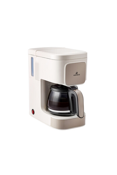 Karaca ماكينة تخمير الشاي والقهوة المفلترة 2 في 1، سعة 5 أكواب، وظيفة الحفاظ ...