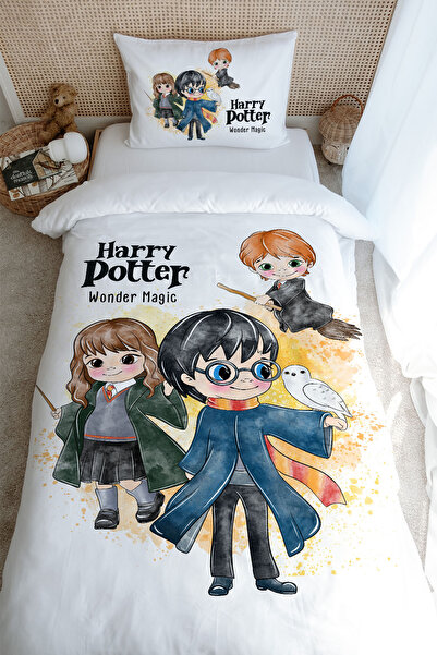 Tuğba Kuğu Single Duvet Cover Set (160X220) - Cartoon Series - Magic Hero