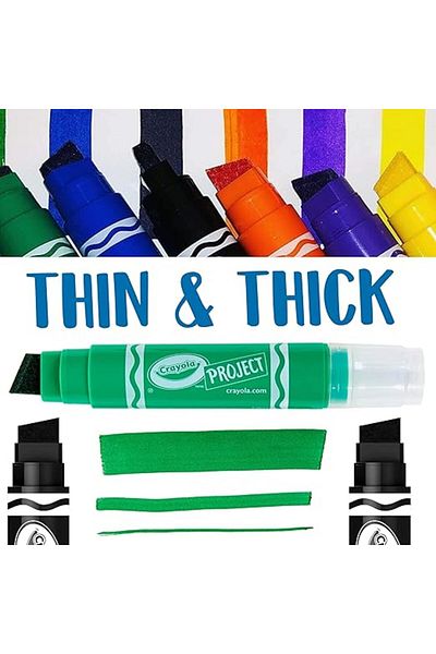 Crayola Project XL Poster Markers Classic Colors 4ct CY58-8356