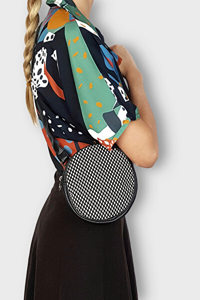 Ayşe Teyze'nin Çantaları Kadın Yuvarlak Mini Omuz Ve Bel Çantası