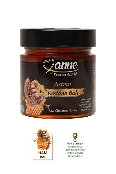 Anne Artvin Ham Kestane Balı 275g (YÖRESEL, HAM BAL)