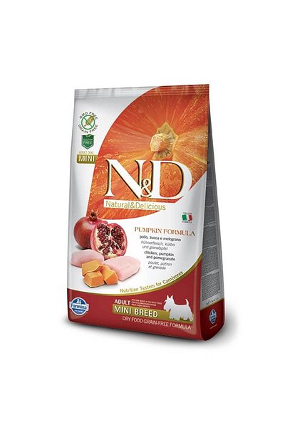 N&D 2.5 Kg Chicken and Pumpkin Grain Free Small Breed Dog Food