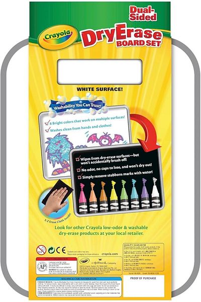 Crayola Dual-Sided Dry-Erase Board Set CY98-8638