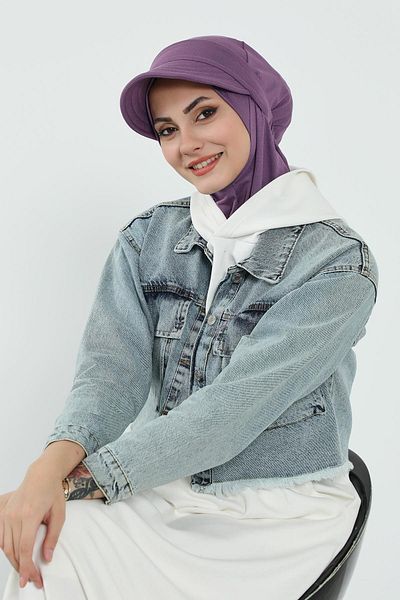Aisha's Design Detachable Visor Bonnet,Turban,B-82