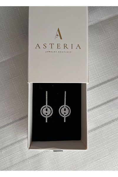 Asteria Jewelry الموسم الجديد أقراط الفوضى عالية التقنية