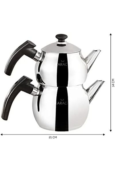 STOREMAX Ntwork Adelya Mini Size Teapot Set Black Art 1087243