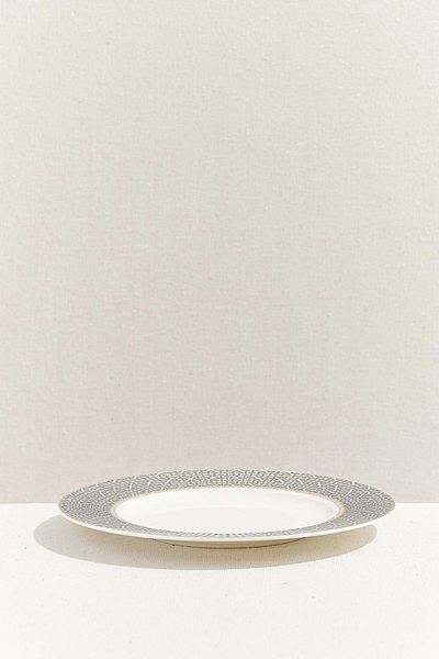 Paşabahçe Brown Color Porcelain Cake Plate - Cream Brown