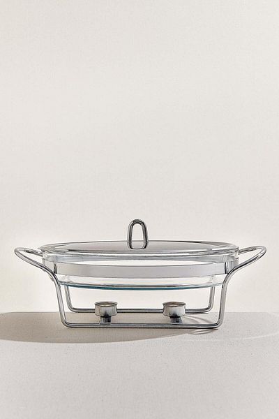 Paşabahçe Chrome Colored Tableware Hot Serve Set