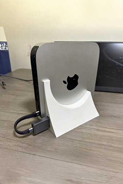 MEK Suport vertical compatibil cu Mac mini (M1/M2/M1 Pro/M2 Pro) – cu slot extern