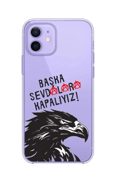 3GEN CASE Transparent Silicone Case with Fan Pattern Compatible with iPhone 12 & iPhone 12 Pro