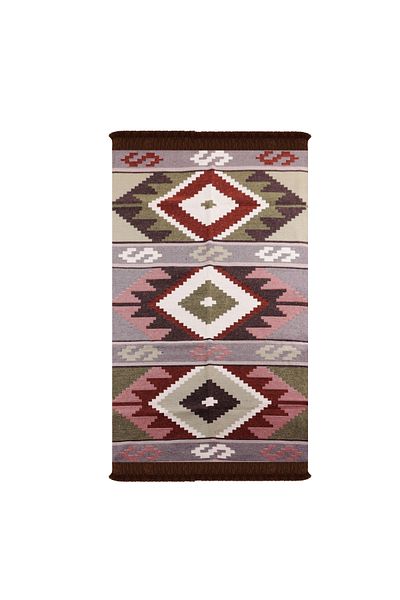 Bigghome Doppelseitiger Teppich, maschinenwaschbar, modernes Muster, 80*150 cm, Sa1583b