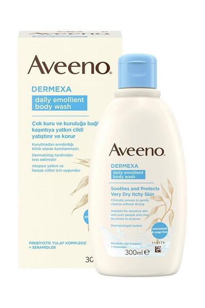 AVEENO Dermexa Atopy - شامبو تنعيم الجسم 300 مل، للبشرة