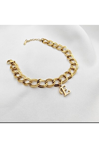 stainless steell Stainless Steel 20 Cm Samanyolu Bileklik E Harfli