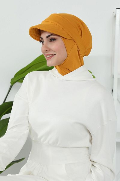 Aisha's Design Detachable Visor Bonnet,Turban,B-82