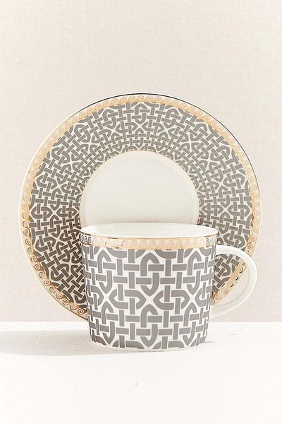 Paşabahçe Cream Coffee Porcelain Teacup - Coffee Link