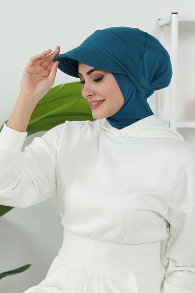 Aisha's Design Detachable Visor Bonnet,Turban,B-82