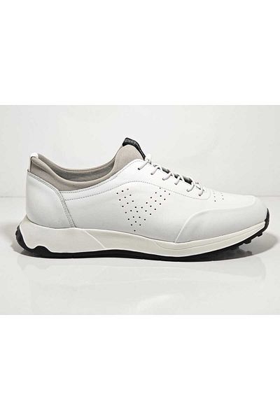 Voyager 6630 Λευκά Ανδρικά Δερμάτινα Παπούτσια Casual