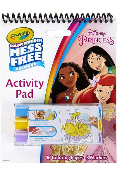 Crayola Color Wonder Mess Free Princess Coloring and Activity Pad CY75-7135