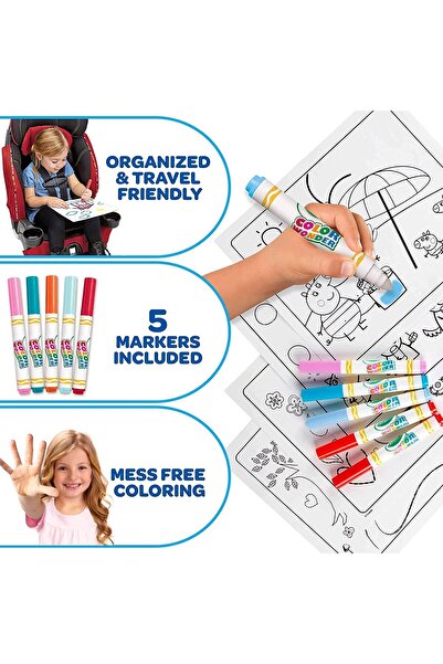 Crayola Color Wonder Coloring Book - Once Upon A Time, 4 Markers