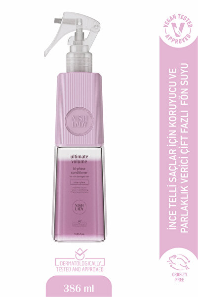 NISHLADY Ultimate Volume Hacim Veren Çift Fazlı Fön Suyu - Isı Koruma, Yıpran...