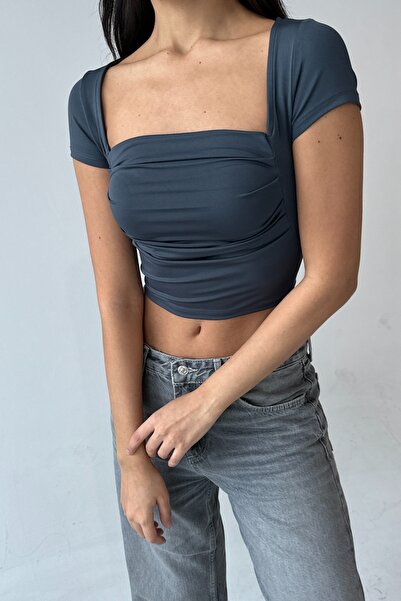 World Fashion Trends Μπλούζα με κοντό μανίκι - WFT5010B