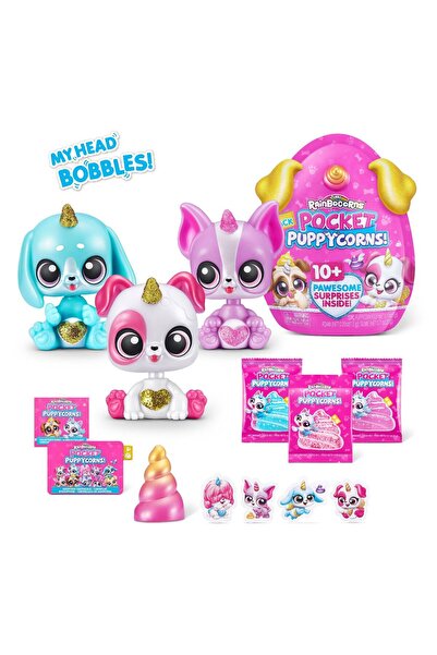 Rainbocorns Pocket Puppycorns Surprise Bobble Head Large Series 1