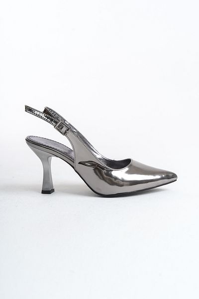 Shoesers Women's Special Shiny Mirrored Design Stiletto in Metallic Colors