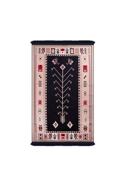 Bigghome Doppelseitiger Teppich, maschinenwaschbar, modernes Muster, 80*150 cm, Sa1534a