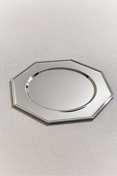 Paşabahçe Octagon Metal Plate 30 cm