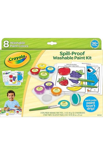 Crayola Spill Proof Washable Paint Set CY81-1518