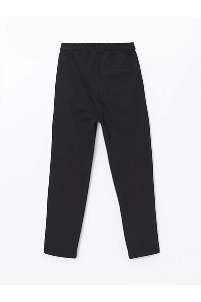 LC Waikiki Lcw Kids Black Boys' Trousers with Elastic Waist