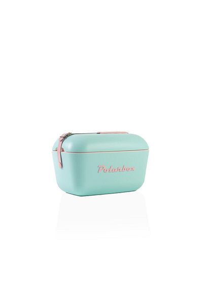 Polarbox صندوق الثلج Polarbox® Retro باللون السماوي – Baby Rose Pop سعة 12 لترًا