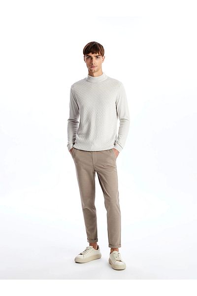 LC Waikiki Ανδρικό παντελόνι LCW Vision Beige Slim Fit