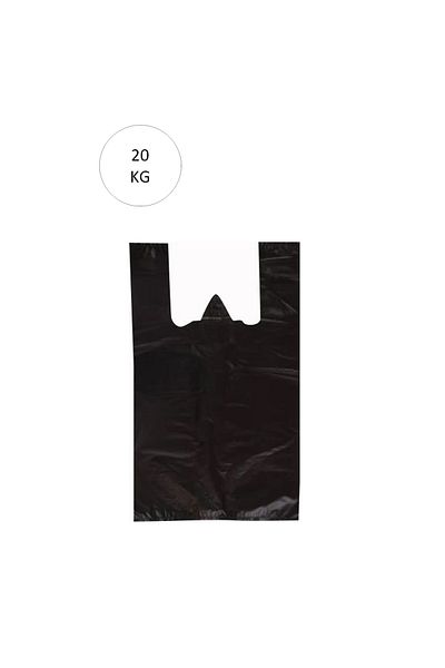 Royaleks Black Athlete Bag Jumbo Size 50X90 cm Approximately 240 Pieces 20 kg