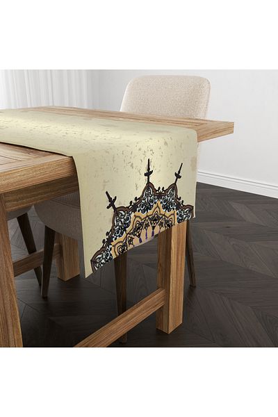 Filamente Ramadan Runner / Ramadan Pattern / Stain Resistant - Washable Micropetek Fabric 140x40