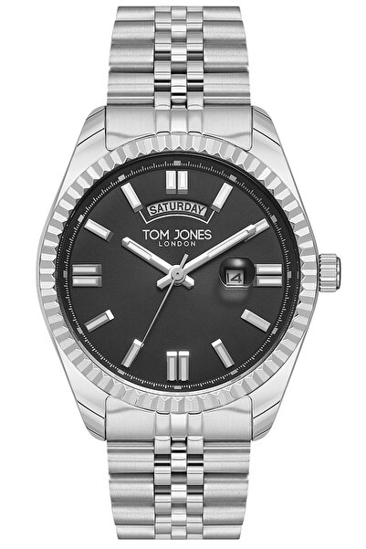 Tom Jones Erkek Kol Saati Gün Ay Gösterge Takvimli Fosforlu Rakamlar TJ.3355