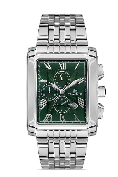 Momentus Tm111S-15Ss Rectangular Men's Wrist Watch