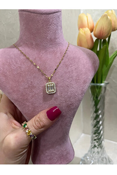 GÇA Moda قلادة باجيت من الفولاذ المقاوم للصدأ 316L