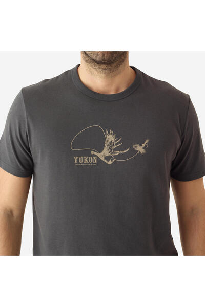 Decathlon Solognac Men's Short Sleeve Basic T-Shirt - Hunting and Nature Observation - 100