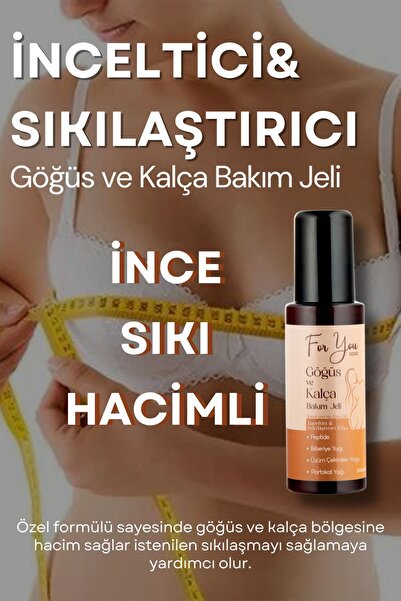 For You Gold Sıkılaştırıcı, Toparlayıcı, Küçültmeye Yardımcı Göğüs Ve Kalça Bakım Jeli 100 ml
