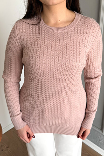 ModaPlaza Kadın Burgu Triko Kazak 5484